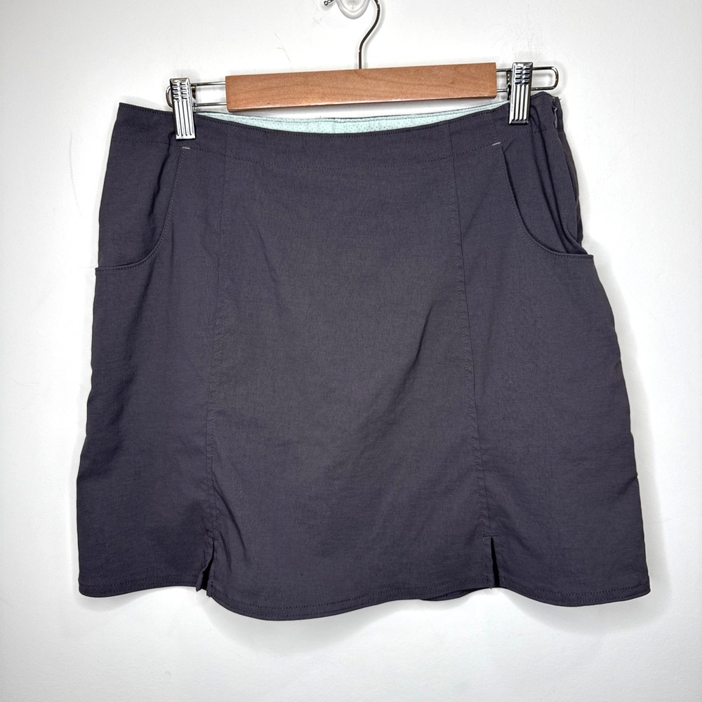 Title Nine Active Skort 6 Gray Golf Hiking UPF‎ 50+ Outdoor Trail Athletic Skirt